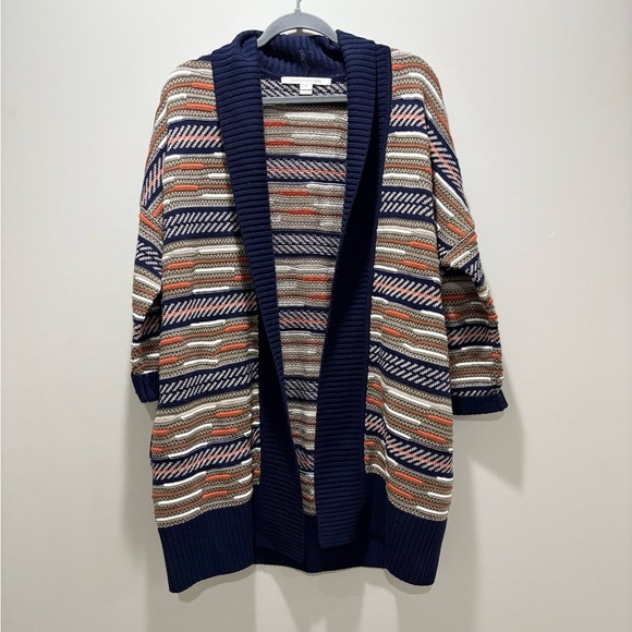 DIANEVONFURSTENBERG • Women’s Taletha Mixed Knit Cardigan Sweater Multicolor M - Picture 3 of 9